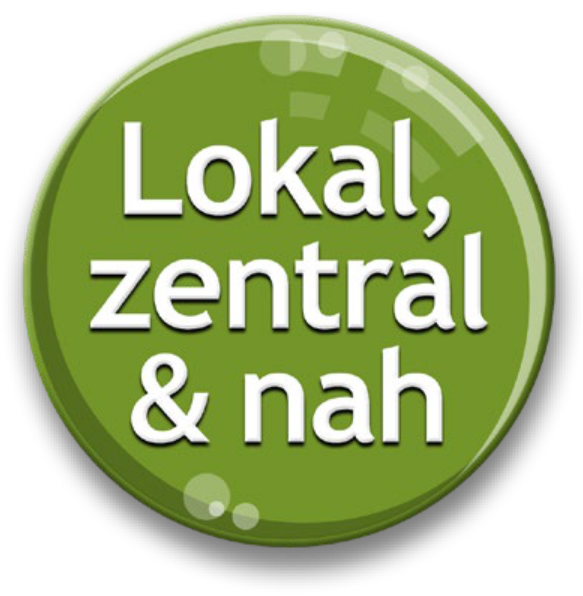 Lokal, zentral und nah